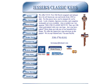 Tablet Screenshot of jessersclassickeys.com